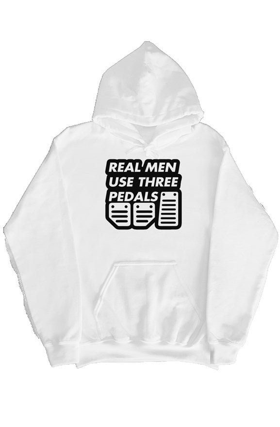 Real Men Use Three Pedals Hoodie