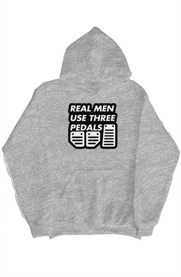 Real Men Use Three Pedals Hoodie