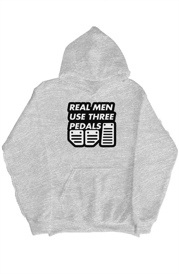 Real Men Use Three Pedals Hoodie