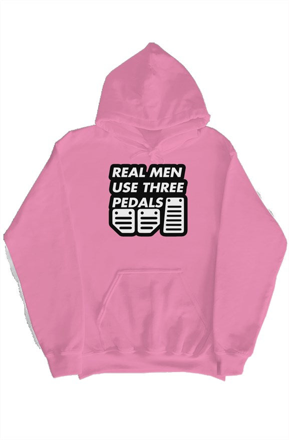 Real Men Use Three Pedals Hoodie