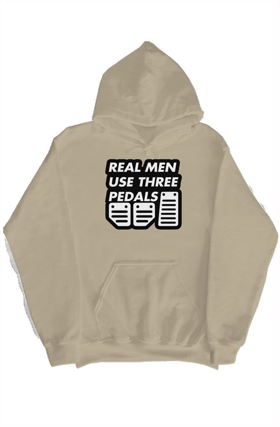 Real Men Use Three Pedals Hoodie